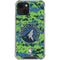 NBA Minnesota Timberwolves Digi Camo iPhone 14 Clear Case